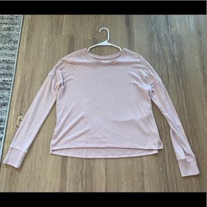 Pink plush long sleeve
